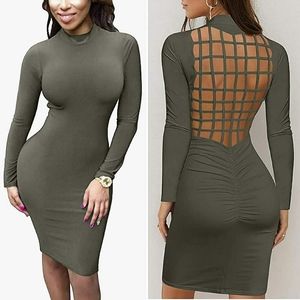 Nwot back cage green dress